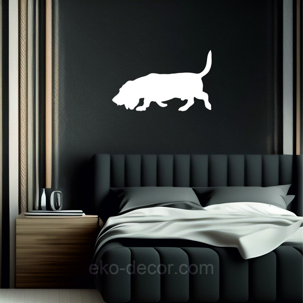 Декоративное настенное Панно «Бигль», Декор на стену 90*55 см, Белый Киев - изображение 6