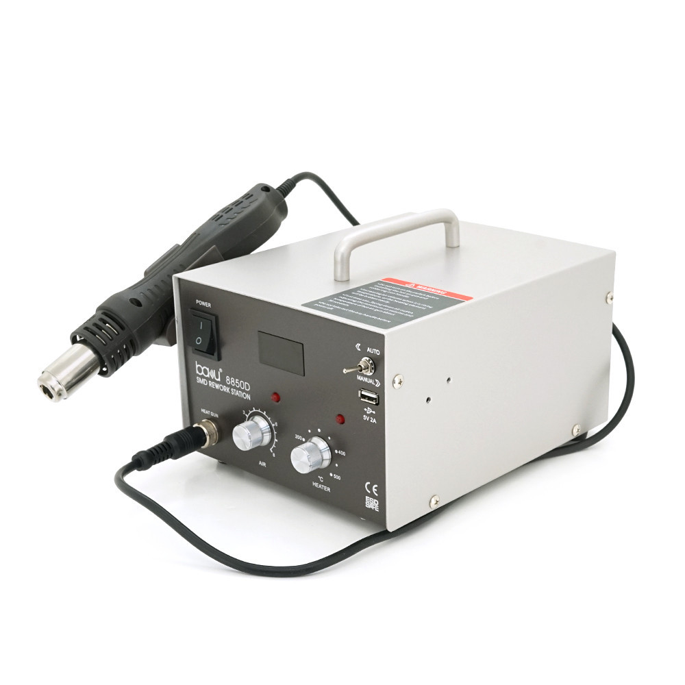 Паяльная станция BAKKU BA-8850D цифровая индикация, фен, паяльник Киев - изображение 2
