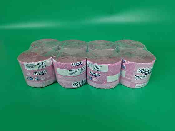 Бумага туалетная без втулки розовый 