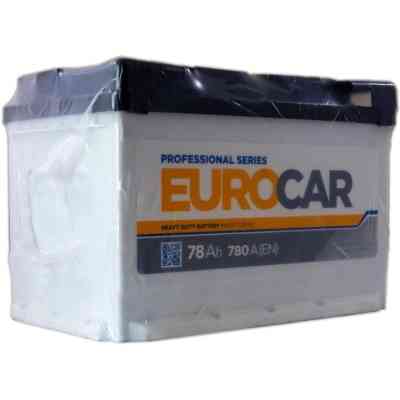 Акумулятор автомобільний EUROCAR 6СТ-78АЗ (0) (-/+) (L3) 780А 12V Вінниця