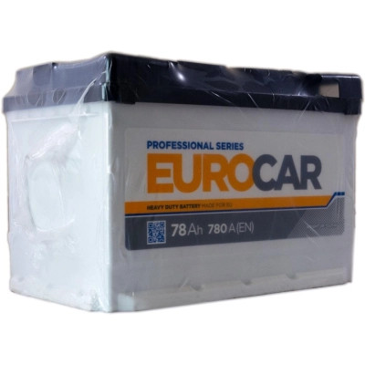 Аккумулятор автомобильный EUROCAR 6СТ-78АЗ (0) (-/+) (L3) 780А 12V Винница - изображение 2