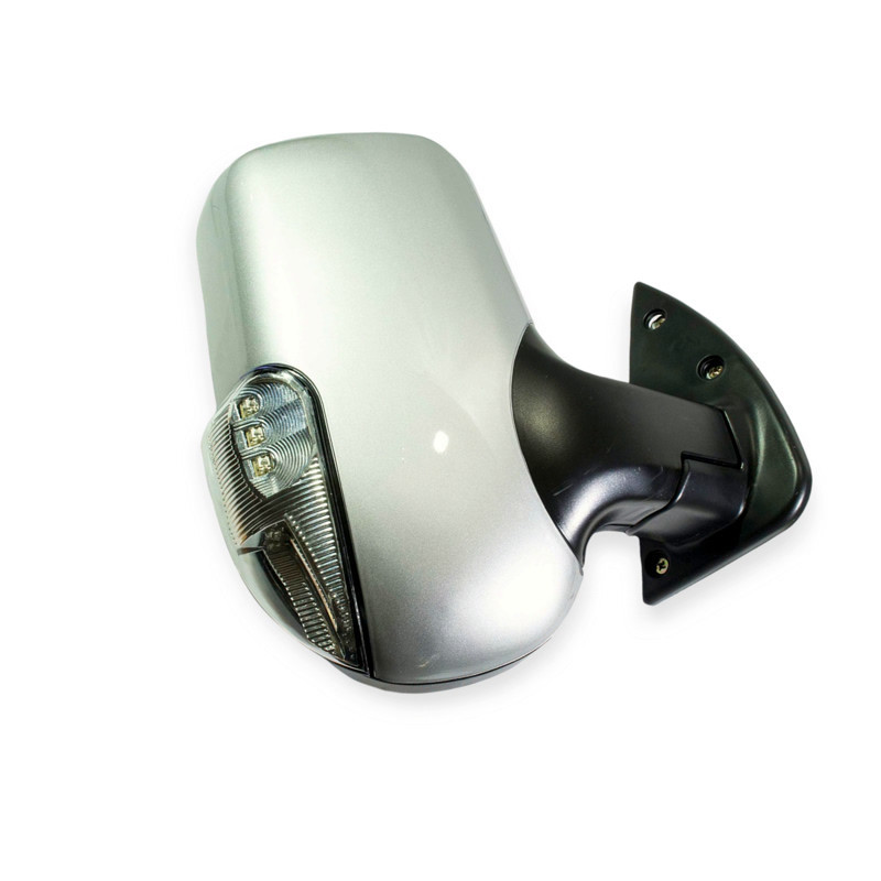 Зеркало заднего вида наружное новый образец правое с поворотом серебристое DK ГАЗель Мукачево - изображение 1