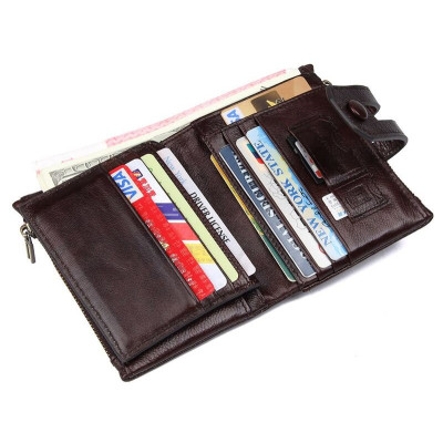 Гаманець Vintage Шкіряний Коричневий (14602) Вінниця - фото 8