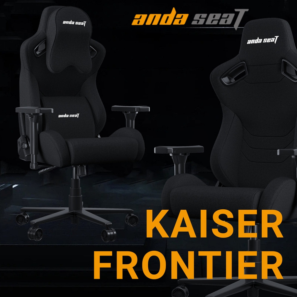 Крісло для геймерів Anda Seat Kaiser Frontier Size XL Black Fabric (AD12YXL-17-B-F-B02) ( 27637 ) Харьков - изображение 11