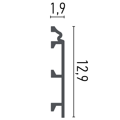 Плинтус полимерный Grand Decor HCR 509 Днепр