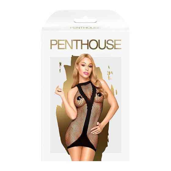Міні-сукня з декором у вигляді келиха шампанського Penthouse - Ride or Die Black XL Sex Aura Київ
