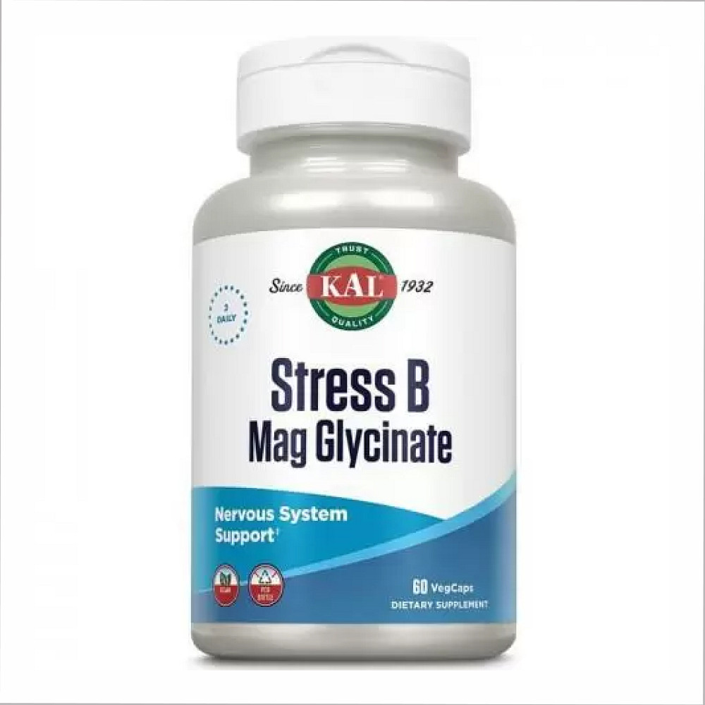 Stress B Magnesium Glycinate - 60 vcaps Луцк - изображение 1