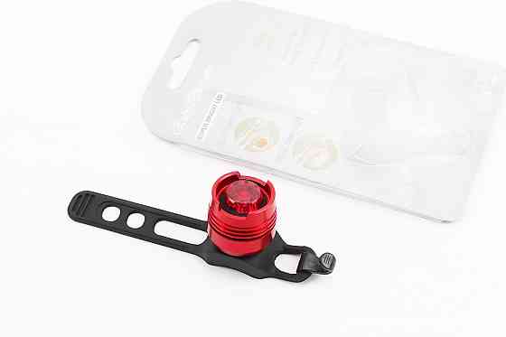 Ліхтар задній 1 діод алюмінієвий, червоний (без батарейок) Київ