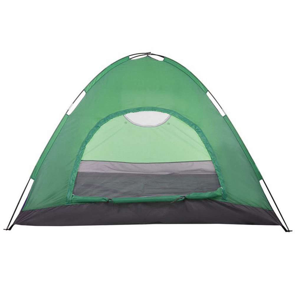 Палатка трехместная 2.00 х 2,00 м зеленая с тентом Киев - изображение 5