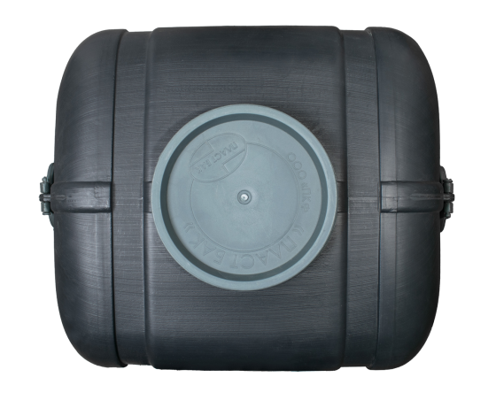 Емкость 100 л прямоугольная пластиковая черная  бак для технической воды и капельного полива Днепр