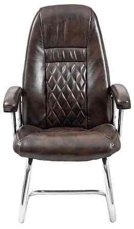 Офісне Конференційне Крісло Richman Florence Madras Dark Brown CF Хром Коричневий Київ