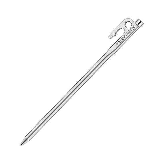 Кілок стальний Naturehike NH19PJ014, 30 см, сірий Київ