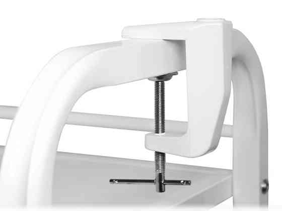 Металева струбцина для лампи-лупи ZD-129, настільне кріплення Київ