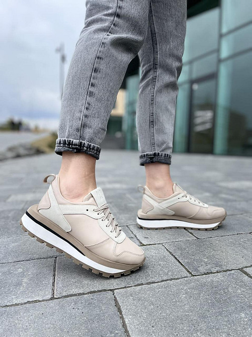 PLstep Кросівки жіночі PLstep 47 бежеві (весна-осінь, шкіра натуральна) (4998) Коломыя - изображение 4