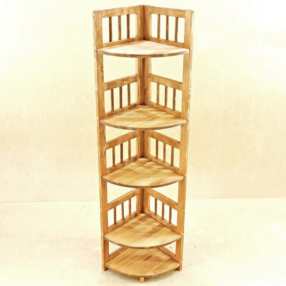 Стеллаж угловой для ванной 