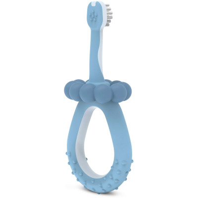 Дитяча зубна щітка Suavinex STAGE 1 з масажером від 0 до 2 років, синя (403012) Вінниця - фото 2