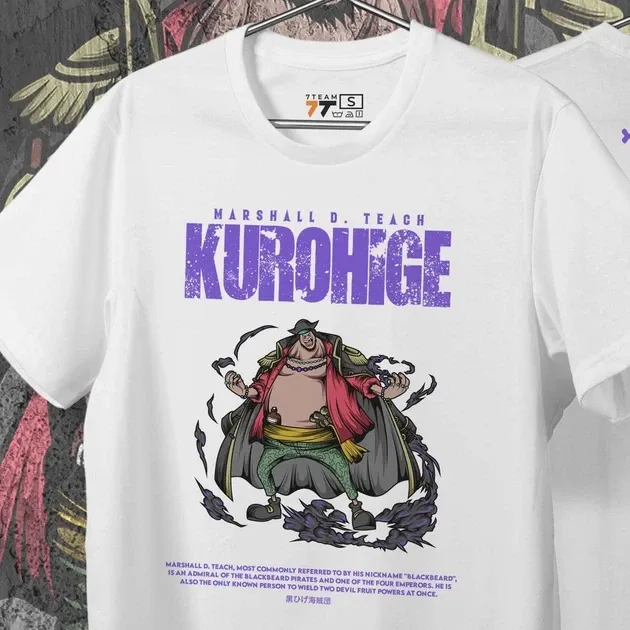 Футболка для підлітка хлопчика з принтом Ван Пис Mar140hall D Teach Розмір 160 Anime10246 Дніпро - фото 4