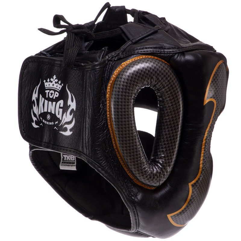 Шлем боксерский с полной защитой кожаный TOP KING-01 S-XL Шлемы для бокса и единоборств Киев - изображение 8