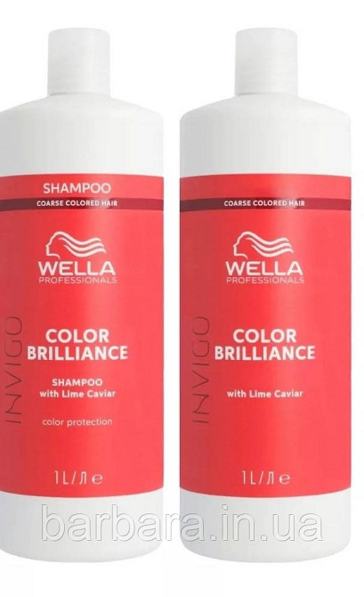 Набір Wella Invigo Color Brilliance (шампунь 1000 мл, кондиціонер 1000 мл) Київ - фото 3