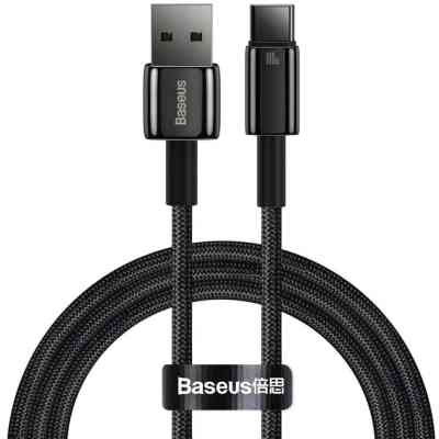 Дата кабель USB 2.0 AM to USB-C 1.0m 100W black Baseus (CAWJ000001) Вінниця