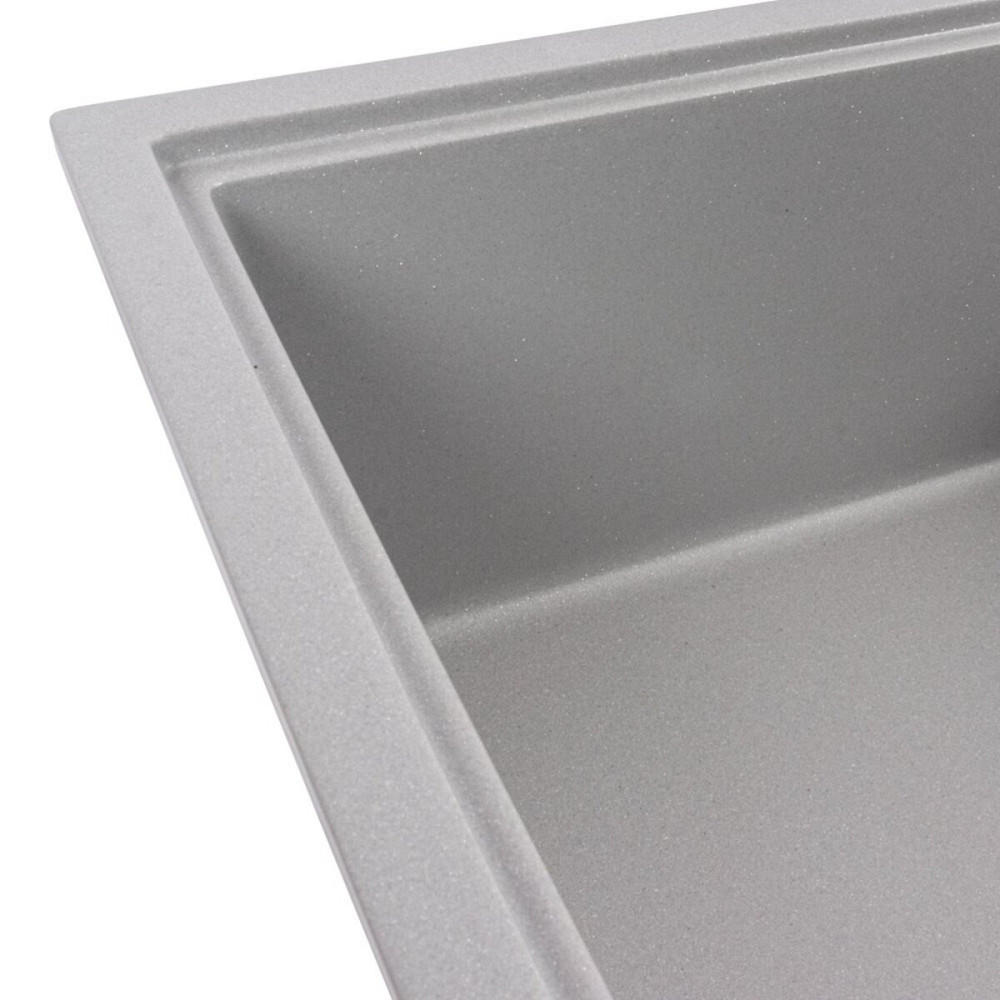 VALESO Гранітна мийка VALESO GALANS 7850 матова Сірий металік Київ - фото 5