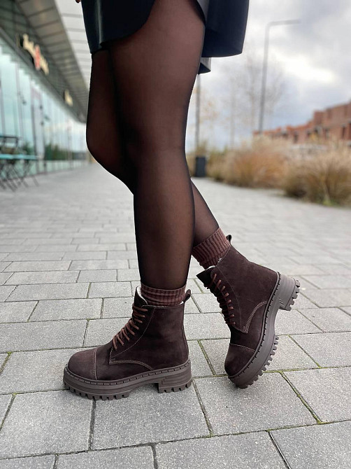 Molly Черевики жіночі MOLLY 967 коричневі (зима, замша натуральна) (5672) 41 Коломия - фото 10