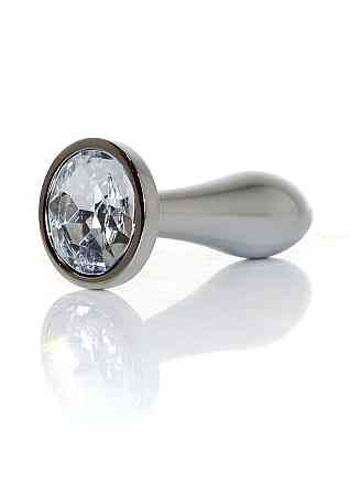 Анальная пробка - Jewellery Silver Plug Clear S Sex Aura Киев