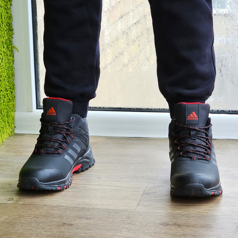 Зимние Кроссовки Adidas Terrex GORE-TEX с МЕХОМ Черные Мужские Адидас Гортекс (размеры: 41) - 3 Днепр - изображение 9