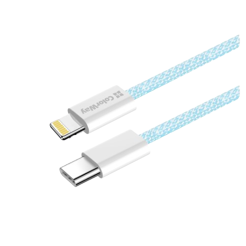 Кабель USB PD Type-C/Lightning ColorWay CW-CBPDCL061-BL 27W 1м синій Житомир