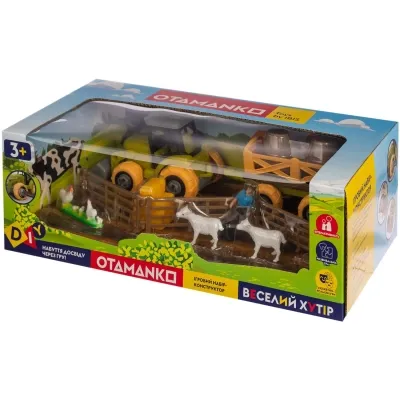 Ігровий набір Otamanko Веселий хутір (трактор із причепом, фермер із вівцями та курми) (8807) Вінниця - фото 9