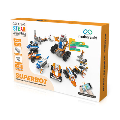 Конструктор Makerzoid Superbot Educational Building Blocks (MKZ-ID-SPB) Вінниця - фото 1