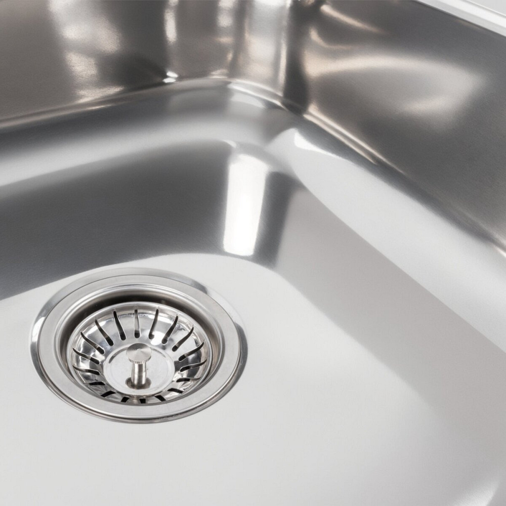 VALESO Кухонна мийка з нержавіючої сталі Valeso ПОЛІРОВКА 8050 R (0,7/160 мм) Киев - изображение 6