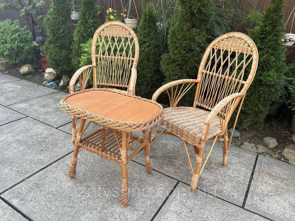 Стулья плетеные с журнальным столом Киев - изображение 3