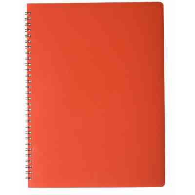 Зошит Buromax GLOSS A4 80 аркушів, клітинка Червоний (BM.24452151-05) Вінниця