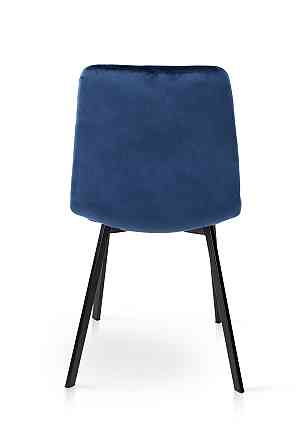 Стілець Ментос чорний/ велюр синій Киев