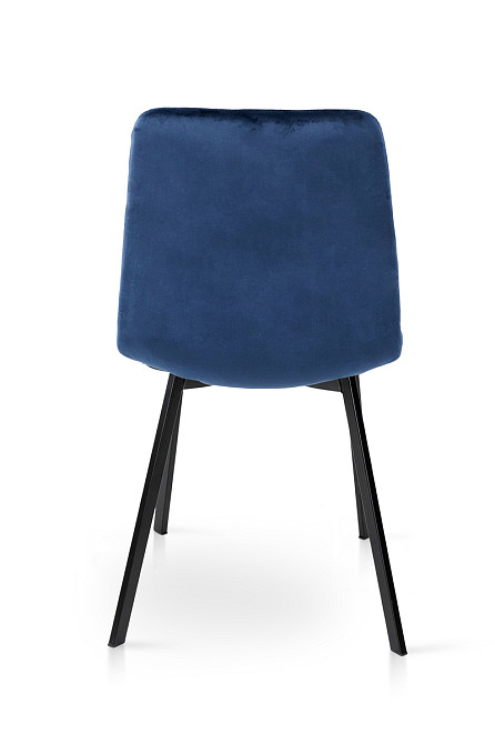 Стілець Ментос чорний/ велюр синій Киев - изображение 4