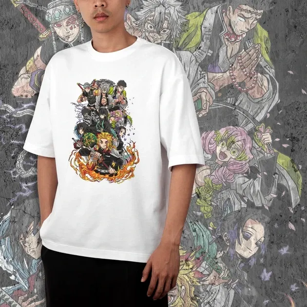 Футболка для підлітка хлопчика з принтом Клинок, рассекающий демонов Столпы 4 WE Розмір 160 Anime10429 Дніпро - фото 3