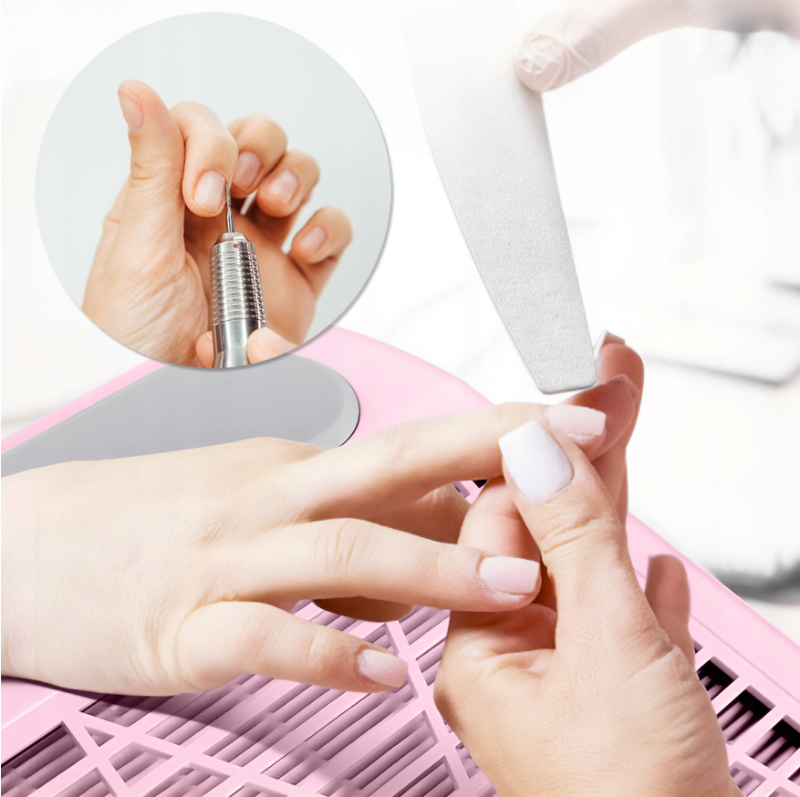 Вытяжка для маникюра MalTec 80Вт розово-пурпурный (Польша) Киев - изображение 7