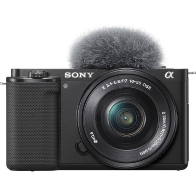 Цифровий фотоапарат Sony Alpha ZV-E10 kit 16-50mm Black (ZVE10LB.CEC) Вінниця - фото 1