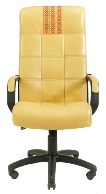 Офисное Кресло Руководителя Richman Virginia Titan Gold Beige (Без Принта) Пластик Рич М2 AnyFix Бежевый Киев - изображение 2