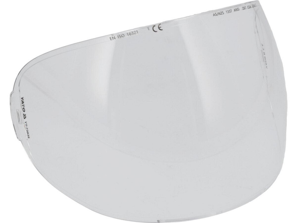 Екран захисний зовнішній YATO для масок електрозварювальника YT-73938, 390х 155 мм з полікарбонату Одесса - изображение 1