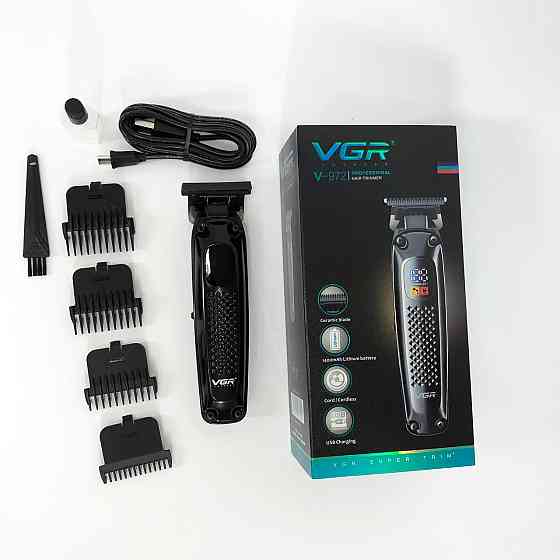 Машинка для стрижки волосся з акумулятором VGR V-972, Акумуляторний універсальний тример для стрижки PI-14 Івано-Франківськ