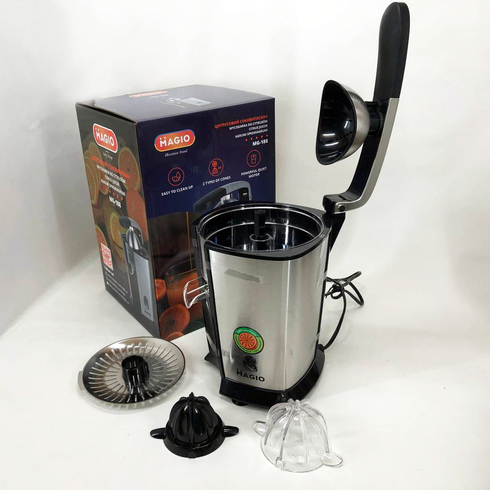 Соковитискач для цитрусових MAGIO MG-188, соковитискач для яблук, соковитискач для ягід GP-62 Івано-Франківськ - фото 8