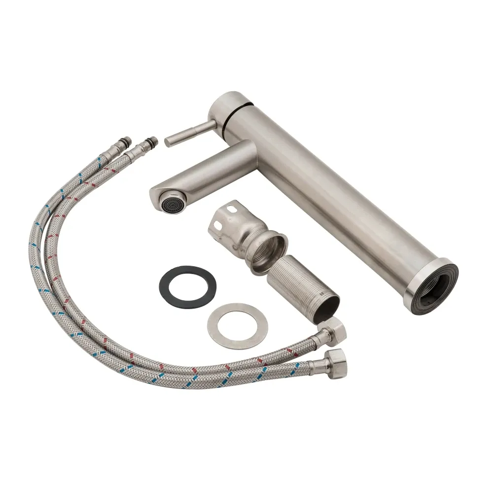 Смеситель для раковины высокий WEZER EKO11A-0 сатин Киев - изображение 3