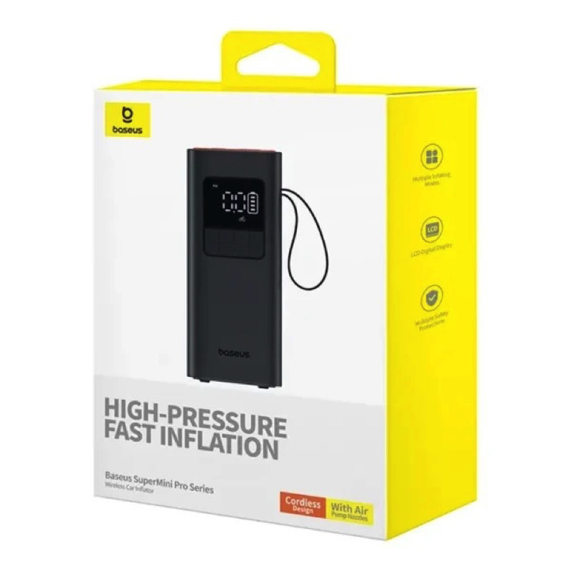 Насос автомобільний Baseus Super Mini Pro чорний Київ - фото 5