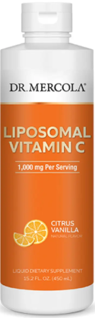 Вітамін C Dr.Mercola Liquid Liposomal Vitamin C — 450 ml ванілі Київ