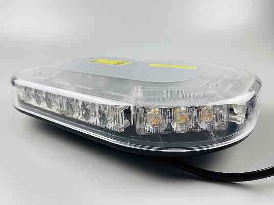 Проблисковий маячок світлодіодний для спецтехніки 12В/24В живлення від прикурювача на магніті LED діодний маяк Мукачево