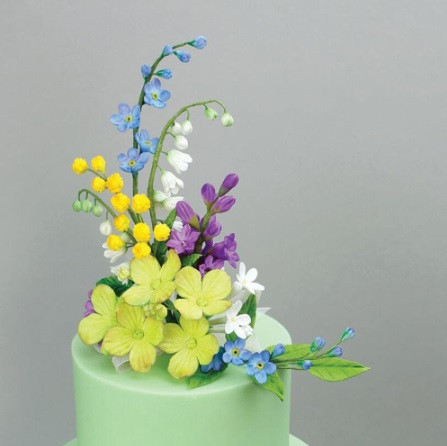 Молд силиконовый Цветочки 105 на 105 мм серый Киев - изображение 5