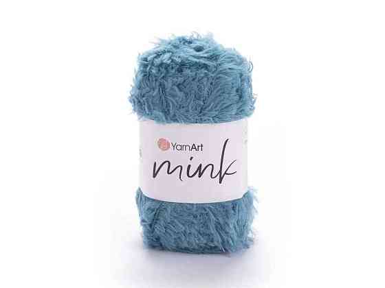 Пряжа Mink синий 100% полиамид 75м 50г арт.349 10шт/уп ТМ YARNART Киев