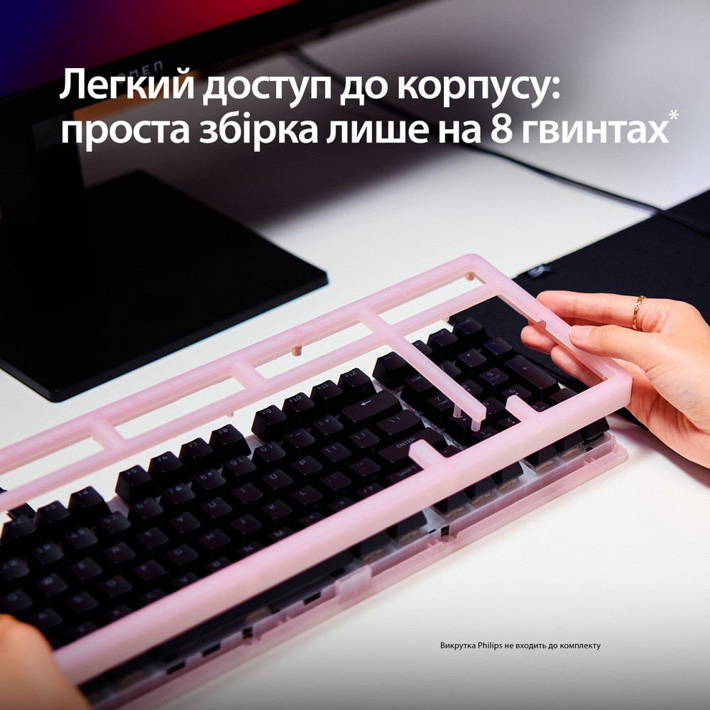 Клавіатура HyperX Origins 2 1800 HX Red USB Black (B4QS4AA) ( 22489 ) Харків - фото 17